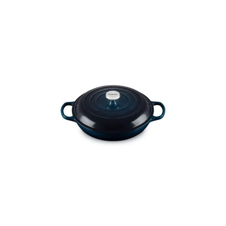 Faitout fonte Signature rond bleu nuit ø 30 cm