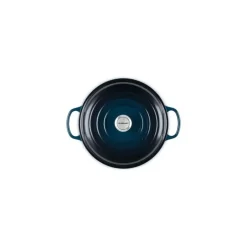 Faitout fonte Signature rond bleu nuit ø 30 cm