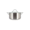 Faitout Triply inox avec couvercle en verre 24 cm