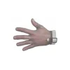 Gant cotte de maille sangle reversible blanc S