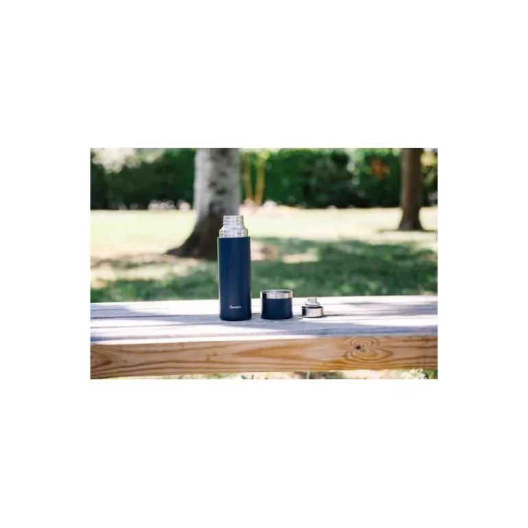 Gourde Thermos isotherme bleu nuit 75 cl