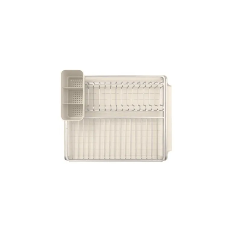 Égouttoir à vaisselle beige 49 x 38,5 x 14 cm