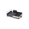 Égouttoir à vaisselle extensible inox gris