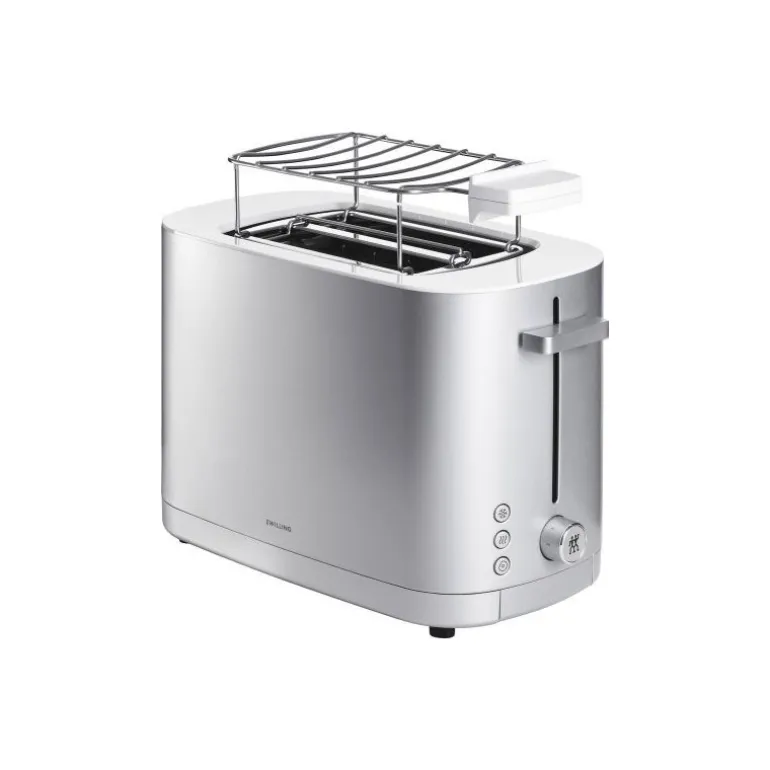Grille pain toaster 2 tranches argent