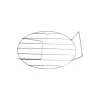 Grille roaster ovale GM