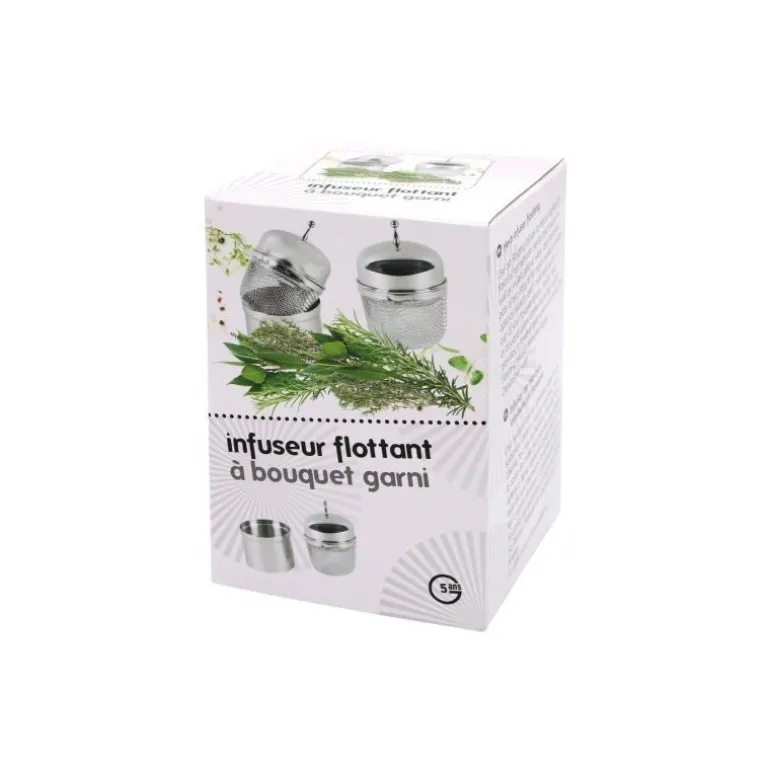 Infuseur flottant à bouquet garni inox