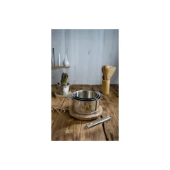Lot de 3 casseroles Casteline inox avec poignée amovibles
