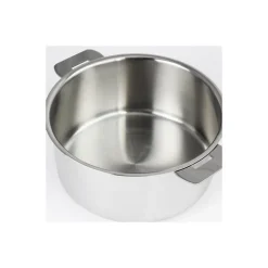 Lot de 4 casseroles Mutine Amovible inox avec 2 poignées