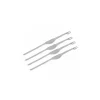 Lot de 4 curettes à crustacés inox