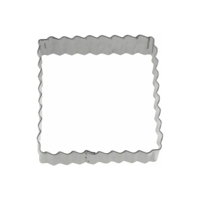 Lot de 3 emporte-pièces inox carré de 4, 5 et 6 cm