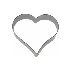 Lot de 3 emporte-pièces inox coeur de 4, 5 et 6 cm