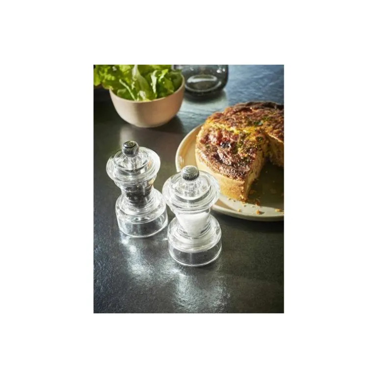 Lot de 2 moulins à poivre et à sel Bistro Peugeot 10 cm
