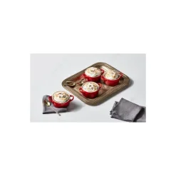 Mini cocotte en céramique ronde cerise ø 10cm