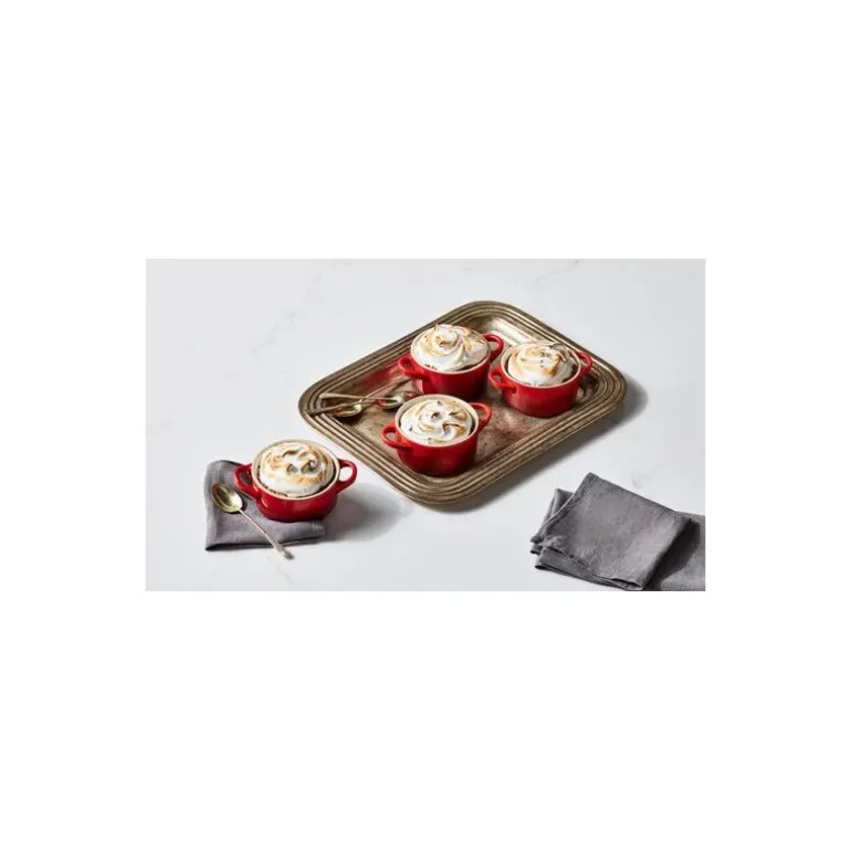 Mini cocotte en céramique ronde cerise ø 10cm