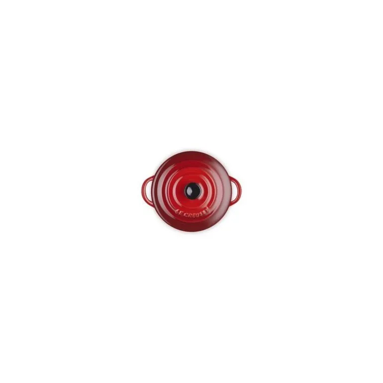 Mini cocotte en céramique ronde cerise ø 10cm
