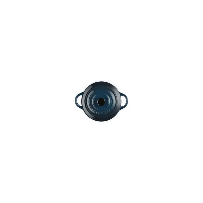Mini cocotte ronde céramique bleu nuit ø 10 cm
