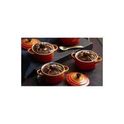 Mini cocotte ronde céramique volcanique ø 10 cm