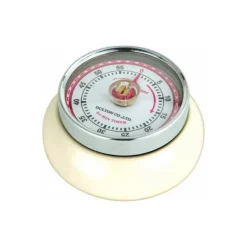 Minuteur magnétique métal crème