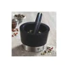 Mortier avec pilon granit massif ø 16 cm