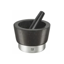 Mortier avec pilon granit massif ø 16 cm