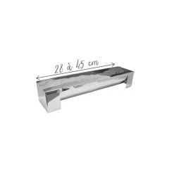Moule à bûche XXL extensible inox 28-45 cm