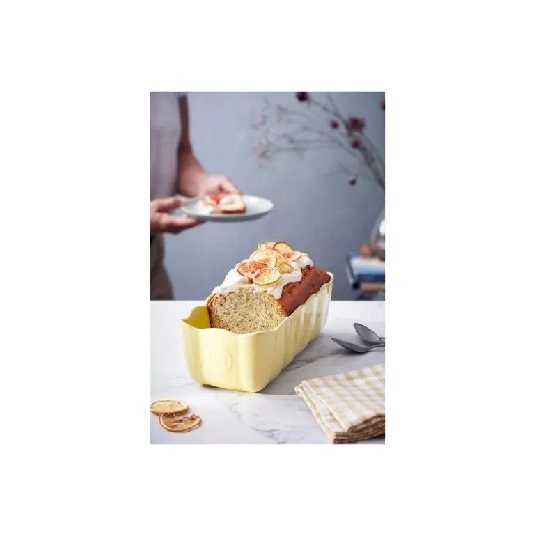 Moule à cake Madeleine jaune vanille 29 cm