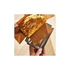 Moule à cake perforé avec fond amovible inox 15 x 10,3 cm