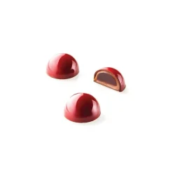 Moule chocolat tritan avec insert silicone Semisfera 01