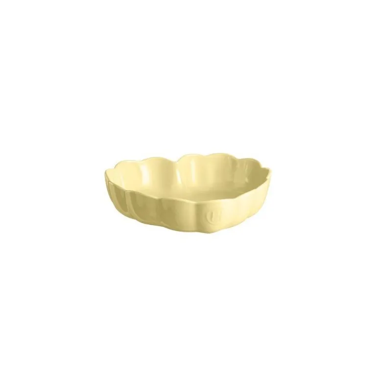 Moule Coeur Madeleine jaune vanille 26,5 cm