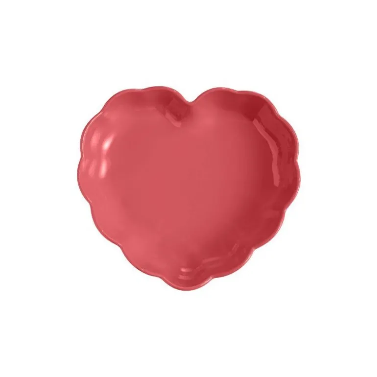 Moule cœur céramique collection Madeleine rose candy 26,5 cm