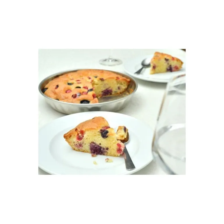Moule à gâteau inox nid d'abeille Ø 24 x 4 cm