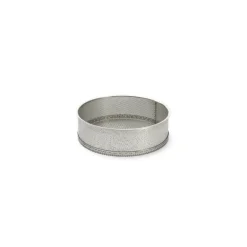 Moule à manqué inox perforé et feuille de cuisson ø 20 cm