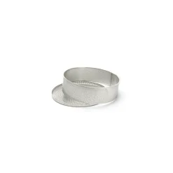 Moule à manqué inox perforé et feuille de cuisson ø 20 cm