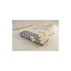 Moule 24 ravioli carrés avec rouleau