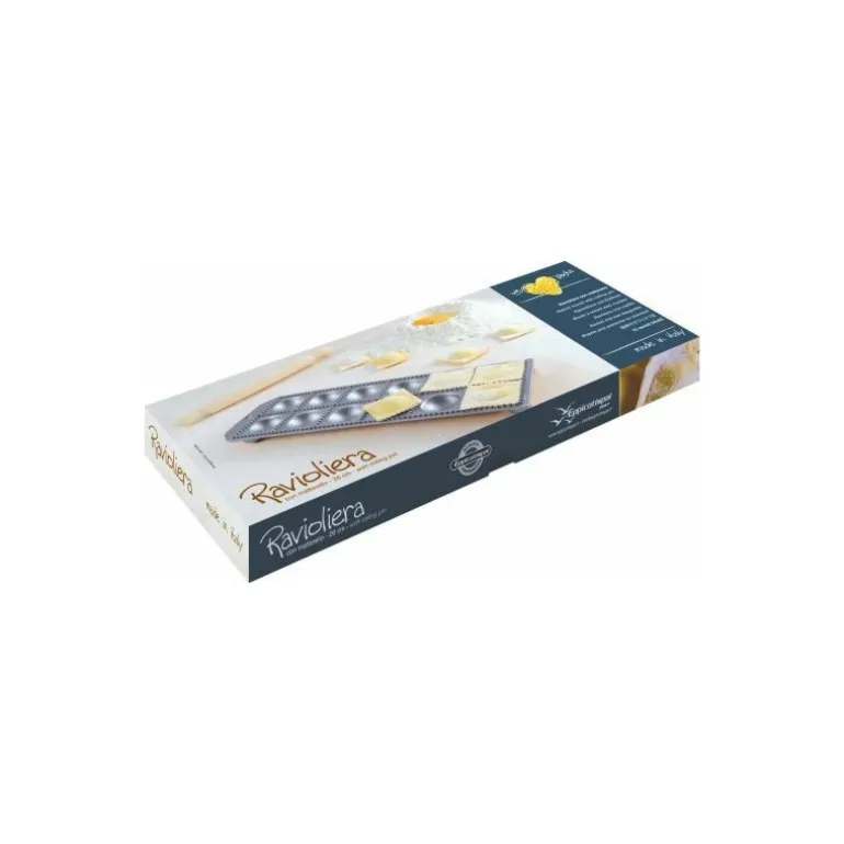 Moule 12 raviolis ronds avec rouleau