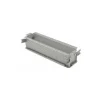 Moule rectangulaire pliant inox 35x7x7,5cm