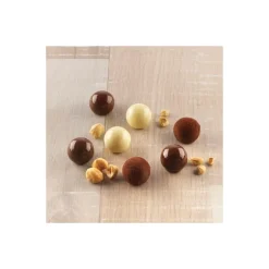 Moule silicone sphere chocolat 15 empreintes