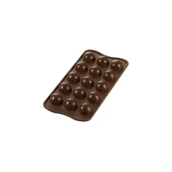 Moule silicone sphere chocolat 15 empreintes