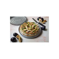 Moule à tarte fond amovible inox perforé ø 28 cm