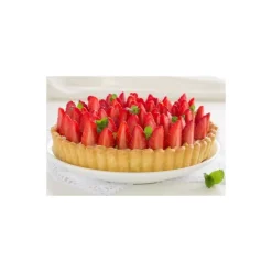 Moule à tarte fruits frais acier revêtu ø 28 cm