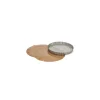 Moule à tarte inox perforé et feuille de cuisson Ø 24 cm