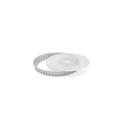 Moule à tarte inox perforé et feuille de cuisson Ø 24 cm