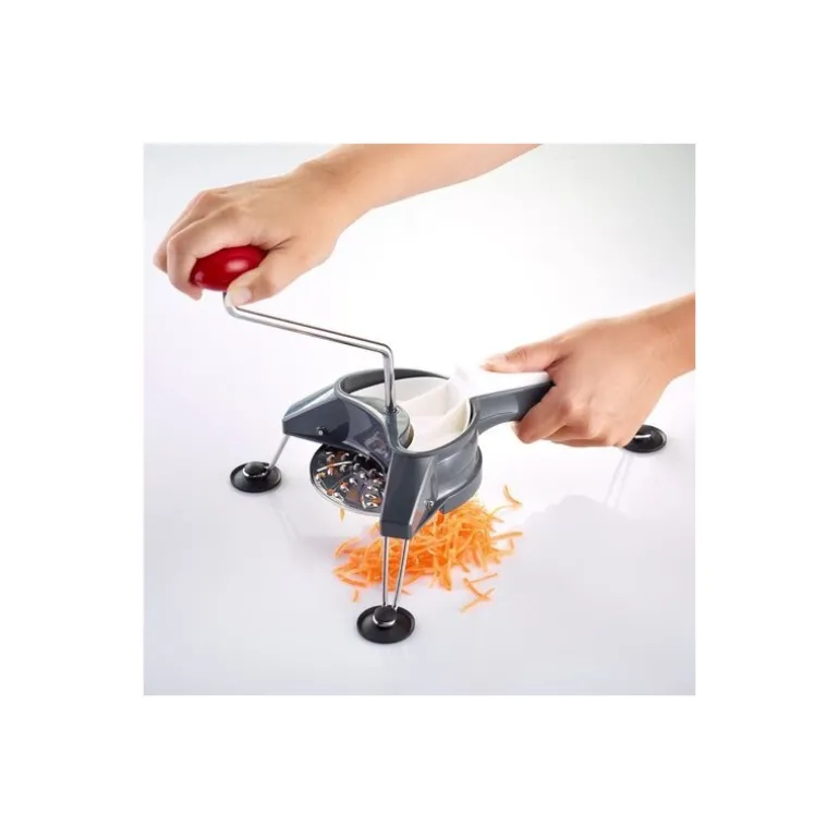 Moulin à julienne inox avec 3 disques