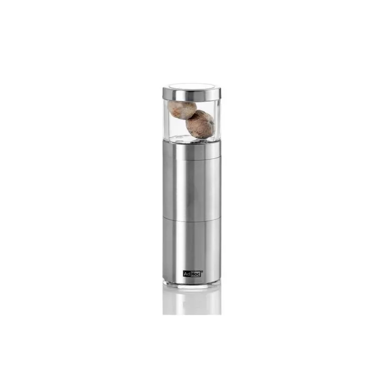 Moulin noix de muscade inox Muskatino 12.5 cm