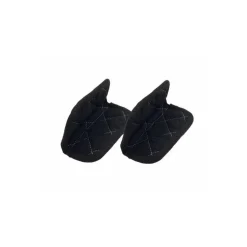 Paire de maniques coton noir graphite