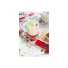 Pichet doseur verre et silicone rouge 1L