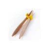 Pince à toast en bois 18 cm