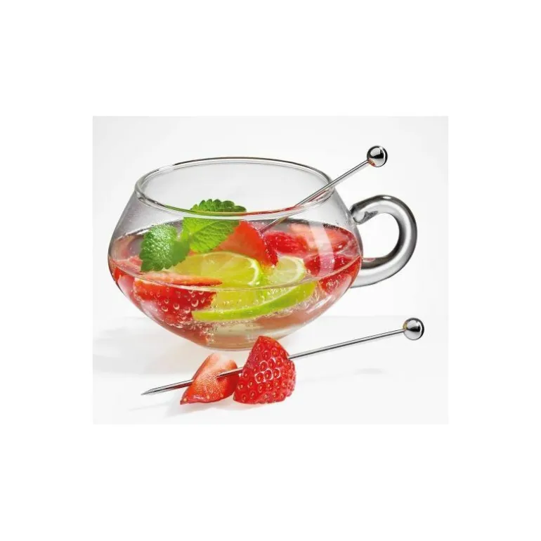 Pique cocktail inox 10,5 cm - set de 6