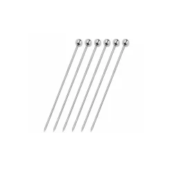 Pique cocktail inox 10,5 cm - set de 6