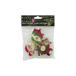 Pique décors Noël feutrine - par 10